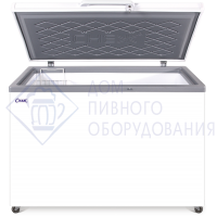 Морозильный ларь МЛК-400 (нержавейка)