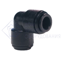 JG PM 0410 Е Коннектор прямой, черный, Цанговый 10 мм.