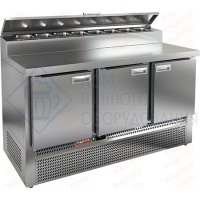 Стол холодильный для пиццы HICOLD PZE2-111/GN (1/6H) HICOLD