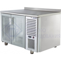 Холодильный стол со стеклянными дверьми 320 л. TD2GN-G. от +1 до +10°С. Полаир